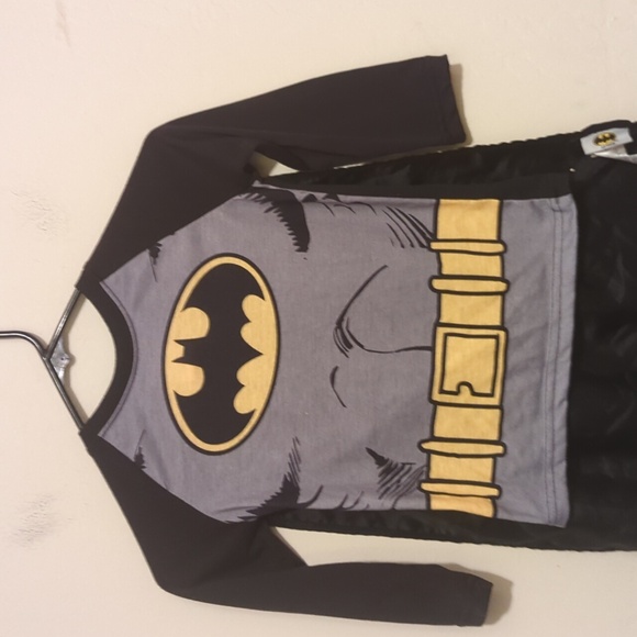 PJammy batman shirt with cap size 4/5 - Picture 4 of 8